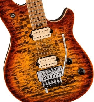 Elektriska gitarrer EVH Wolfgang Special QM MN Tiger Eye Glow Elektriska gitarrer - 3