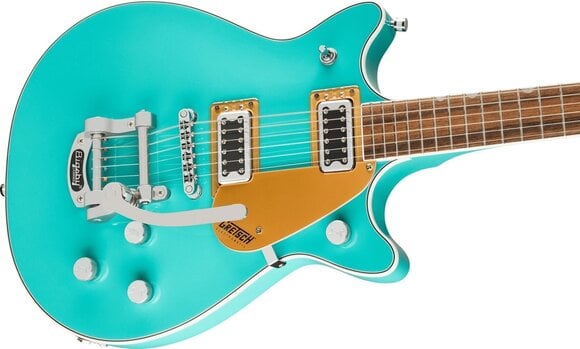 Electric guitar Gretsch G5232T Electromatic Double Jet FT LRL Caicos Green Electric guitar - 4