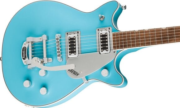 Elektromos gitár Gretsch G5232T Electromatic Double Jet FT LRL Kailani Blue Elektromos gitár - 4