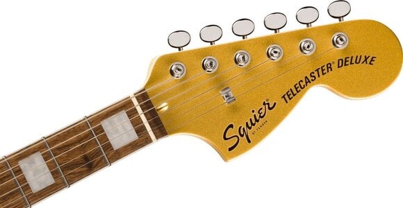 Electric guitar Fender Squier Paranormal Troublemaker Telecaster Deluxe LRL Aztec Gold Electric guitar - 5