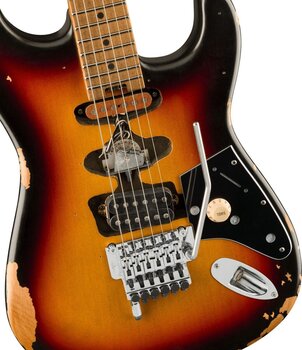 Electric guitar EVH Frankenstein Relic Series MN Vintage Sunburst Electric guitar - 3