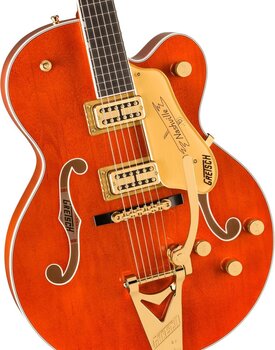 Semi-Acoustic Guitar Gretsch Nashville Hollow Body ST EB Orange Stain Semi-Acoustic Guitar - 3