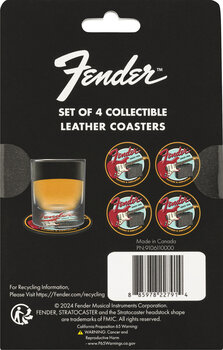 Other Music Accessories Fender 1946 Guitars & Amps Coaster Set - 4