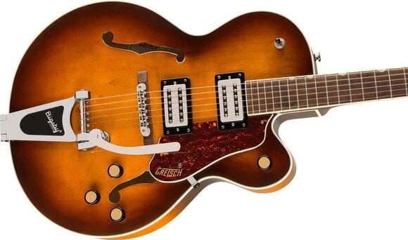 Semi-Acoustic Guitar Gretsch G2420T Streamliner Hollow Body LRL Robusto Burst Semi-Acoustic Guitar - 4