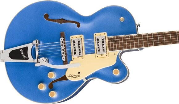 Semi-Acoustic Guitar Gretsch G2420T Streamliner Hollow Body LRL Fairlane Blue Semi-Acoustic Guitar - 4