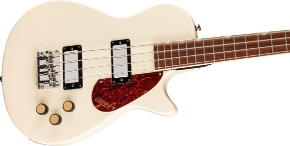 4-string Bassguitar Gretsch Streamliner Jet Club Bass SC LRL Vintage White 4-string Bassguitar - 4