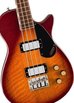 E-Bass Gretsch Streamliner Jet Club Bass SC LRL Havana Burst E-Bass - 3