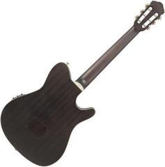 Special Acoustic-electric Guitar Ibanez TOD10NL-TKF Transparent Black Special Acoustic-electric Guitar - 1