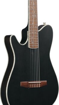 Elektroakusztikus gitár Ibanez TOD10NL-TKF Transparent Black Elektroakusztikus gitár - 6