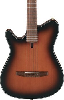 Special Acoustic-electric Guitar Ibanez FRH10NL-BSF Brown Sunburst Special Acoustic-electric Guitar - 3