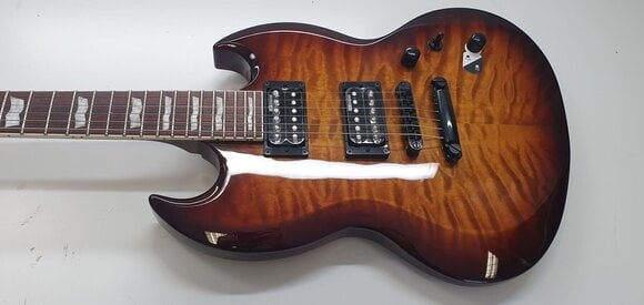 Guitare électrique ESP LTD VIPER-256 Dark Brown Sunburst Guitare électrique (Endommagé) - 2