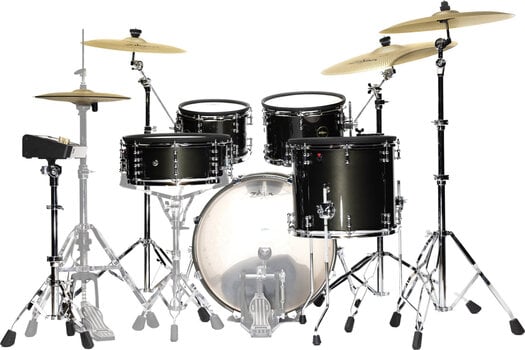 Set Batteria Elettronica Zildjian Alchem-E Gold EX Black Gold Foundry Shimmer Gloss Lacquer Set Batteria Elettronica - 3