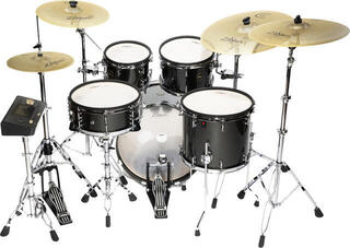 Electronic Drumkit Zildjian Alchem-E Gold EX Black Gold Foundry Shimmer Gloss Lacquer Electronic Drumkit - 3