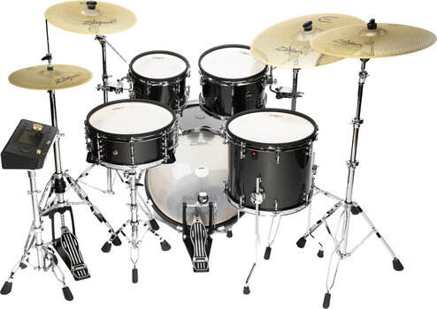 Set Batteria Elettronica Zildjian Alchem-E Gold EX Black Gold Foundry Shimmer Gloss Lacquer Set Batteria Elettronica - 4