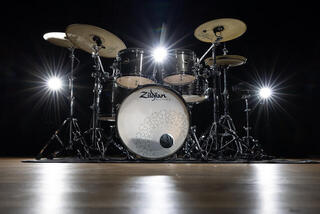 Electronic Drumkit Zildjian Alchem-E Gold EX Black Gold Foundry Shimmer Gloss Lacquer Electronic Drumkit - 5