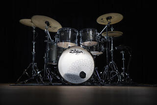 Electronic Drumkit Zildjian Alchem-E Gold EX Black Gold Foundry Shimmer Gloss Lacquer Electronic Drumkit - 6