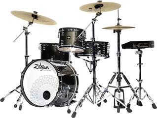 Batería electrónica Zildjian Alchem-E Gold Black Gold Foundry Shimmer Gloss Lacquer Batería electrónica - 1