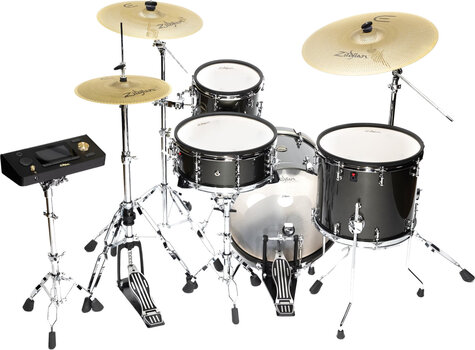 Electronic Drumkit Zildjian Alchem-E Gold Black Gold Foundry Shimmer Gloss Lacquer Electronic Drumkit - 3