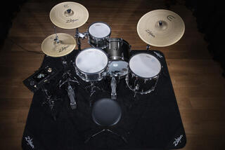 Batería electrónica Zildjian Alchem-E Gold Black Gold Foundry Shimmer Gloss Lacquer Batería electrónica - 6