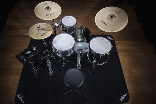 E-Drum Set Zildjian Alchem-E Gold Black Gold Foundry Shimmer Gloss Lacquer E-Drum Set - 7