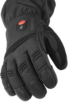 Bike-gloves Sealskinz Filby Waterproof Heated Gauntlet Black S Bike-gloves - 3