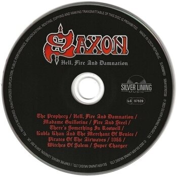 Hudobné CD Saxon - Hell, Fire And Damnation (Digipack) (CD) - 2