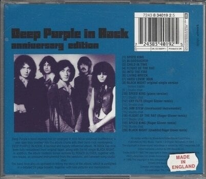 Music CD Deep Purple - Deep Purple In Rock (Reissue) (Remastered) (Anniversary Edition) (CD) - 3