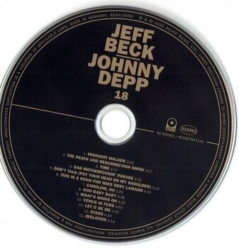 Music CD Jeff Beck & Johnny Depp - 18 (CD) - 2