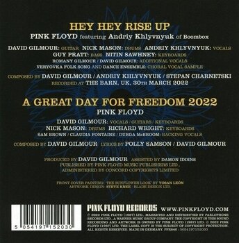 CD musique Pink Floyd - Hey Hey Rise Up (Feat. Andriy Khlyvnyuk Of Boombox) (CD) - 3