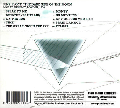 Music CD Pink Floyd - The Dark Side Of The Moon (Live At Wembley 1974) (CD) - 3