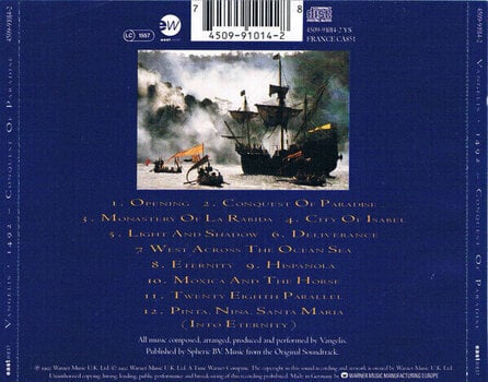 Muziek CD Vangelis - 1492 Conquest Of Paradise (CD) - 4