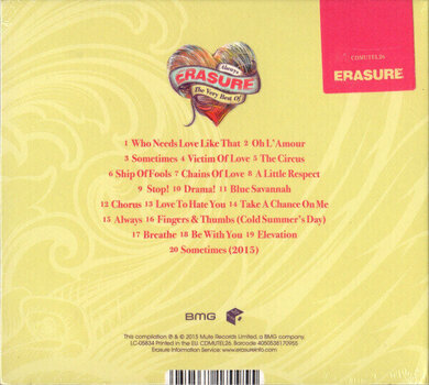 CD диск Erasure - Always (The Very Best Of Erasure) (CD) - 3