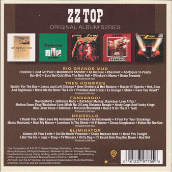 Music CD ZZ Top - Original Album Series (Box Set) (5 CD) - 12