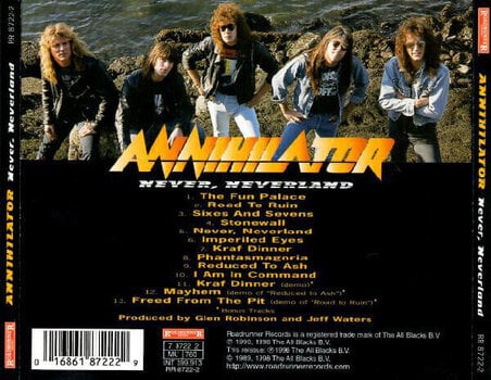 Glazbene CD Annihilator - Never, Neverland (Reissue) (Remastered) (CD) - 3