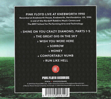 Muziek CD Pink Floyd - Live In Knebworth 1990 (CD) - 4