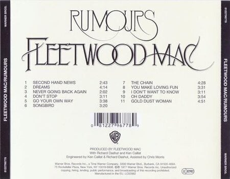 CD musique Fleetwood Mac - Rumours (Reissue) (Remastered) (CD) - 3