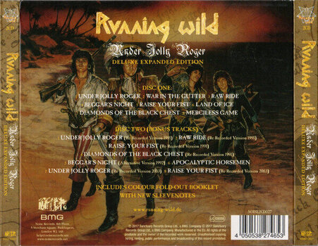 CD de música Running Wild - Under Jolly Roger (Deluxe Edition) (Reissue) (Remastered) (2 CD) - 6