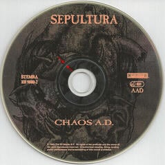 CD диск Sepultura - Chaos A.D. (CD) - 1