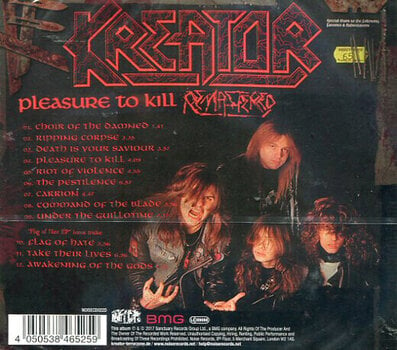 Music CD Kreator - Pleasure To Kill (Reissue) (Remastered) (Digipak) (CD) - 2