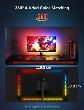 Студийни светлини Govee Dreamview G1 Smart LED Студийни светлини - 7