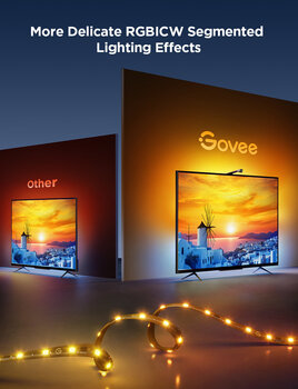 Студийни светлини Govee TV Backlight 3 Lite TV 55-65" SMART Студийни светлини - 4