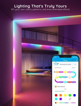 Lumière de studio Govee WiFi RGBIC PRO Smart LED 10m Lumière de studio - 3