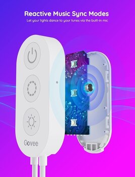 Студийни светлини Govee WiFi RGBIC Smart PRO LED 3m Студийни светлини - 6