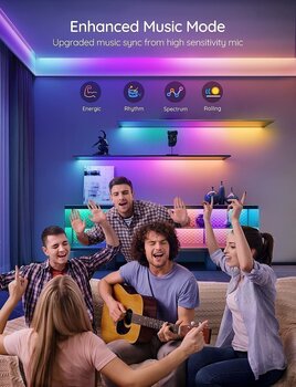 Stúdiófény Govee WiFi RGBIC Smart PRO LED 3m Stúdiófény - 9