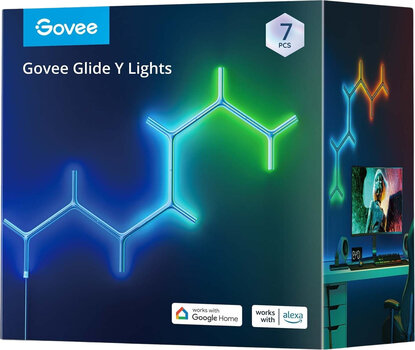 Studioljus Govee LED RGBIC Y Shape Light Panel Studioljus - 3