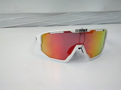 Cycling Glasses Bliz Fusion 52105-00 Matt White/Smoke w Red Multi plus Spare Jawbone Black Cycling Glasses (Damaged) - 2