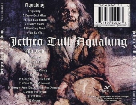 CD диск Jethro Tull - Aqualung (Reissue) (Remastered) (CD) - 3