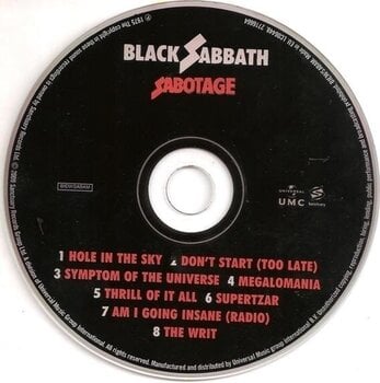 CD de música Black Sabbath - Sabotage (Reissue) (Remastered) (CD) - 2