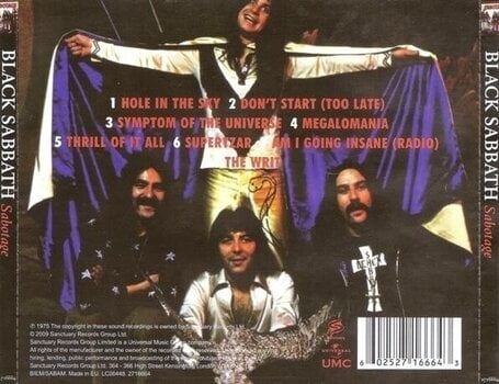 Hudební CD Black Sabbath - Sabotage (Reissue) (Remastered) (CD) - 3