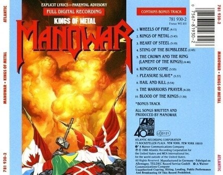 Hudební CD Manowar - Kings Of Metal (CD) - 3